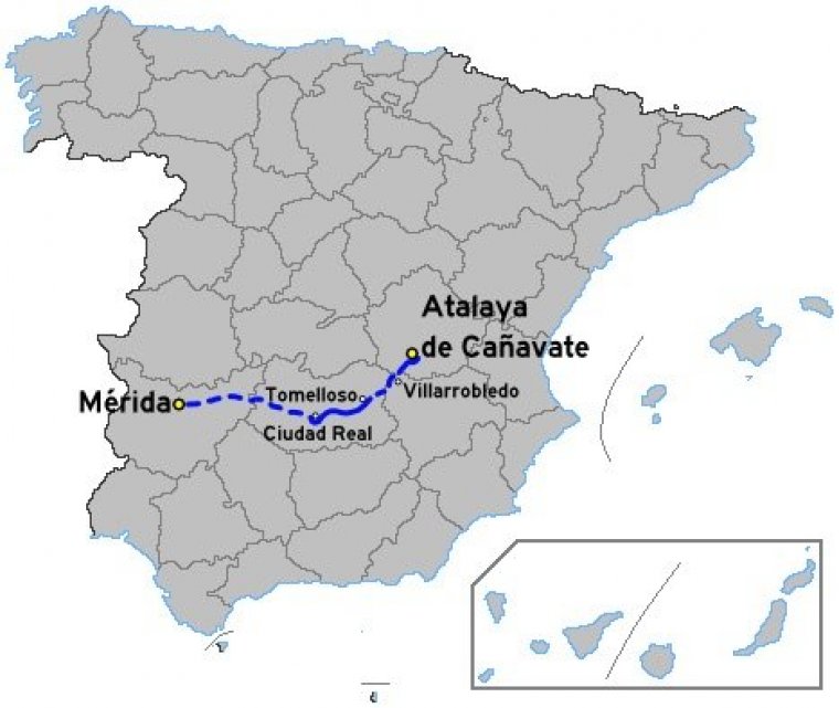 Autovía A-43, Autovía Extremadura - Comunidad Valenciana, Spain