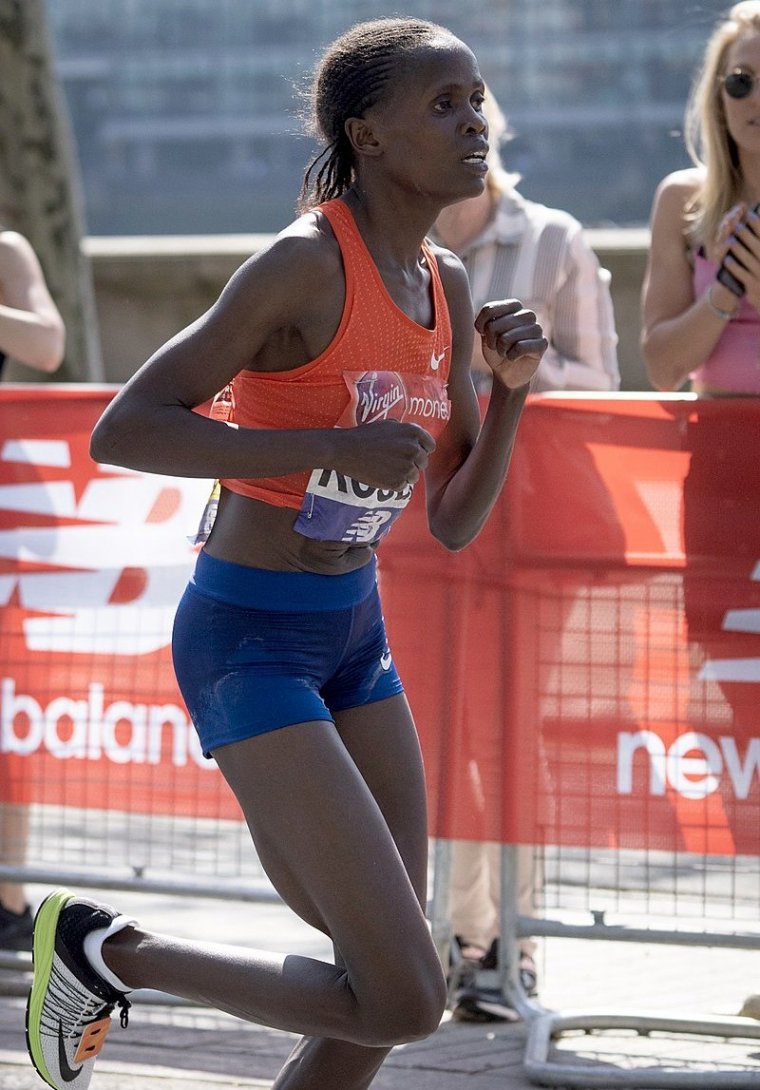 Kenya's Brigid Kosgei Sets New World Record At Chicago Marathon