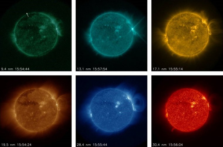 Detecting solar flares in real time