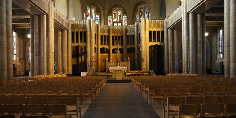 Hart Sacred / / Coeur Heilig the van Basilica Brussels, of du het Sacré Heart (Basiliek Belgium Basilique Basilica Koekelberg),
